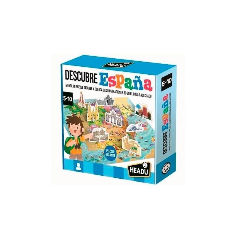 Headu Juego Educativo Descubre España S.T.E.M. 5-10 Años