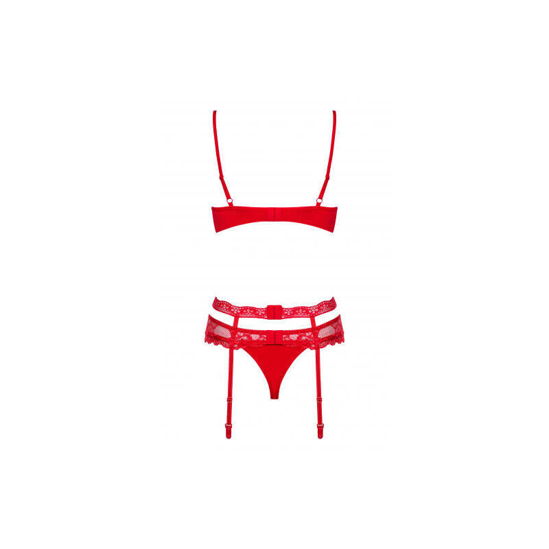 Heartina Set 3 Piezas Color Rojo Talla (Interno):L/Xl