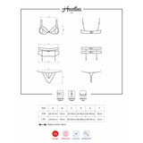 Obsessive - Heartine Set Tres Piezas S/M