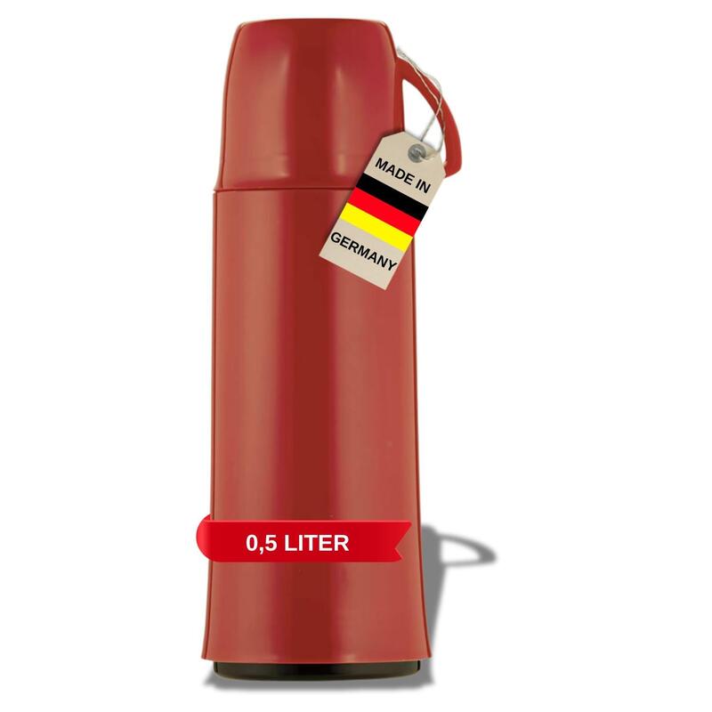 Helios Isolierflasche Elegance 0,5 L, Rojo