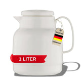 Helios Isolierkanne Mondo 1,0 L, Blanco