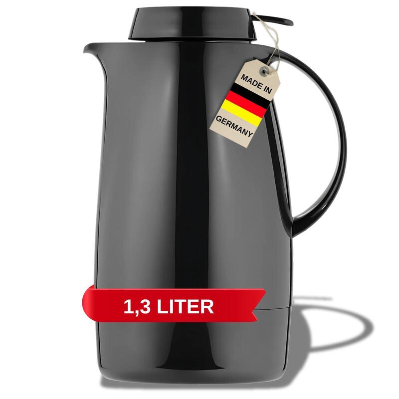 Helios Isolierkanne Servitherm 1,3 L, Negro