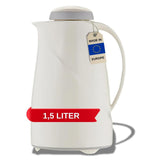 Helios Isolierkanne Wave 1,5 L, Blanco