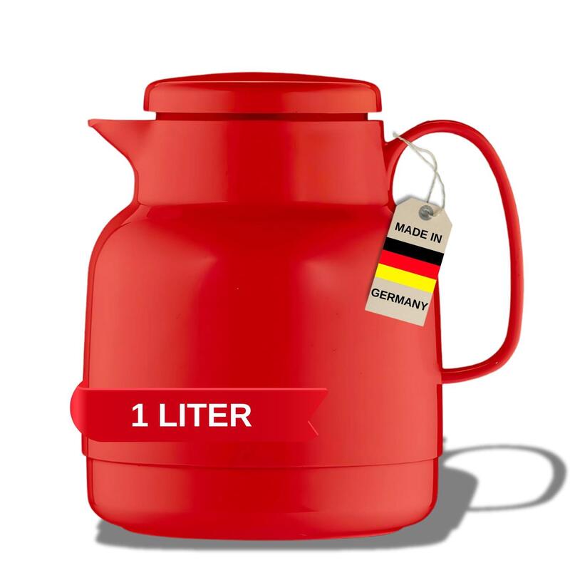 Helios Jarra Térmica Mondo 1,0 L, Rojo