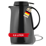 Helios Jarra Térmica Servitherm 0,6 L, Negro