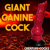 Hell-Hound Dildo Silicona 19 Cm - 7.5
