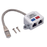 Helos Adaptador En T Cat 5e Isdn / Isdn Adaptador De Cable Compartido De 0,15 M