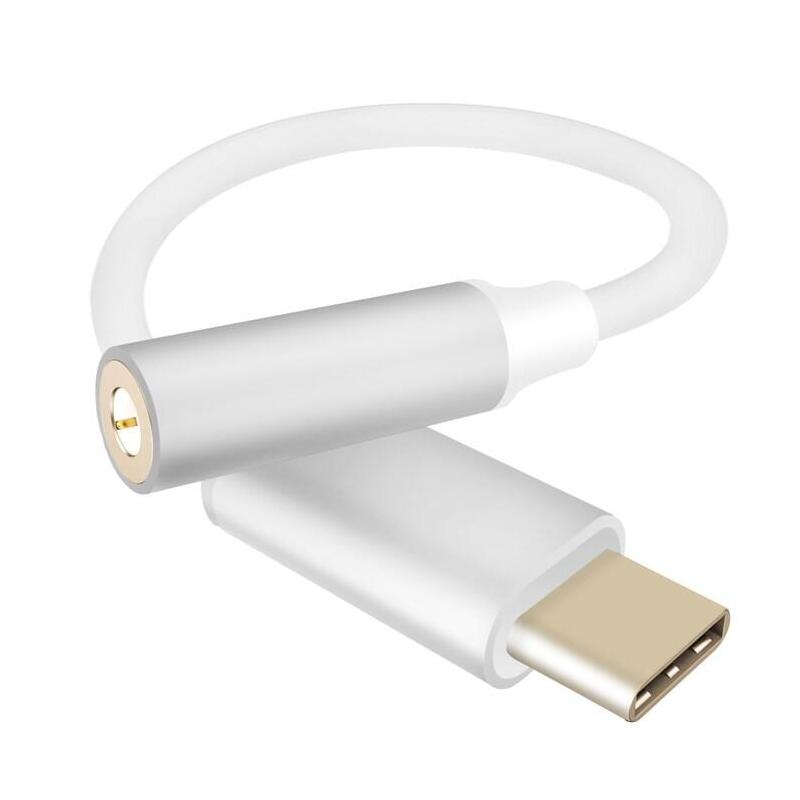 Helos Adaptadorkabel, Usb 3.1 Tipo-C St./Klinkenhembra 3,5mm, Premium, Plata