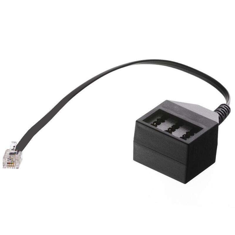 Helos Adapter 6p4c Conector Macho/Tae Nfn-Dreifachbuchse