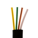 Helos Cable 4-Adrig, Awg28, Negro, 100 M Ring
