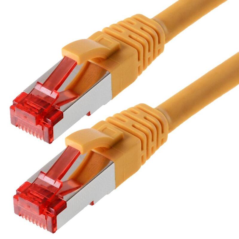 Helos Cable De Red S/Ftp Cat 6 Amarillo 15,0m