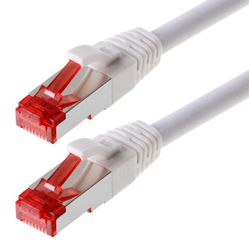 Helos Cable De Red S/Ftp Cat 6 Blanco 7,5m