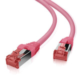 Helos Cable De Red S/Ftp Cat 6 Magenta 1,0 M