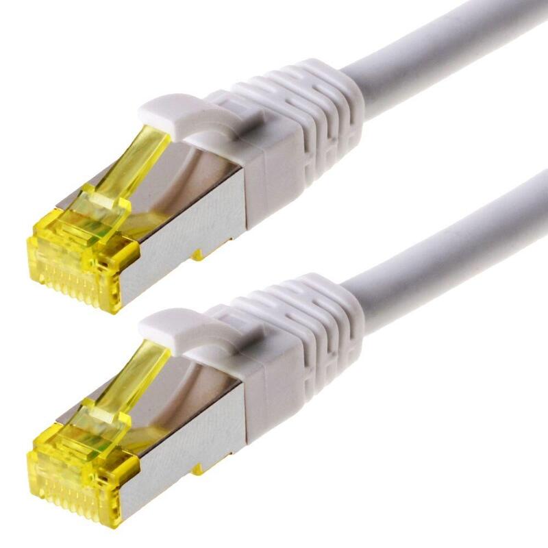 Helos Cable De Red S/Ftp Cat 6a Blanco 3,0m