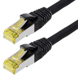Helos Cable De Red S/Ftp Cat 6a Negro 1,0m