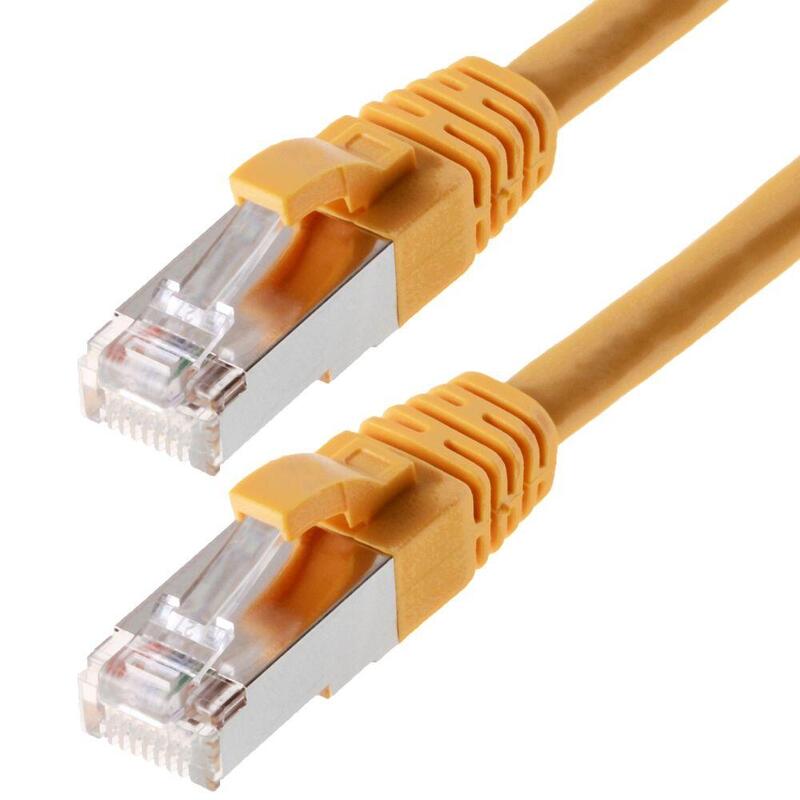 Helos Cable De Red Sf/Utp Cat 5e Amarillo 1,0m