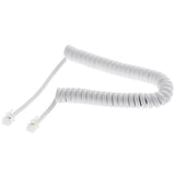 Helos Cable En Espiral Para Telefono 2m Blanco