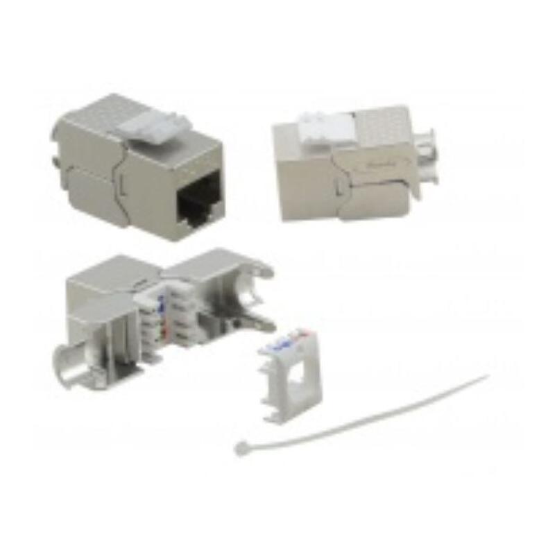 Helos Cat.6a Keystone Módulo 22-26 Awg 15,5 Mm Ancho Ghmt 4ppoe Sin Herramientas