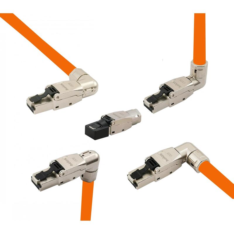 Helos Conector Rj45  Premium Cat 8.1 Metal