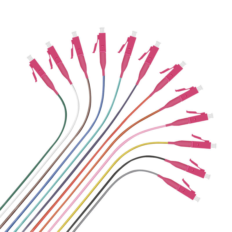 Helos Faserpigtail 12 X Lc Om4 50/125?M, Easy Strip, 2,0m