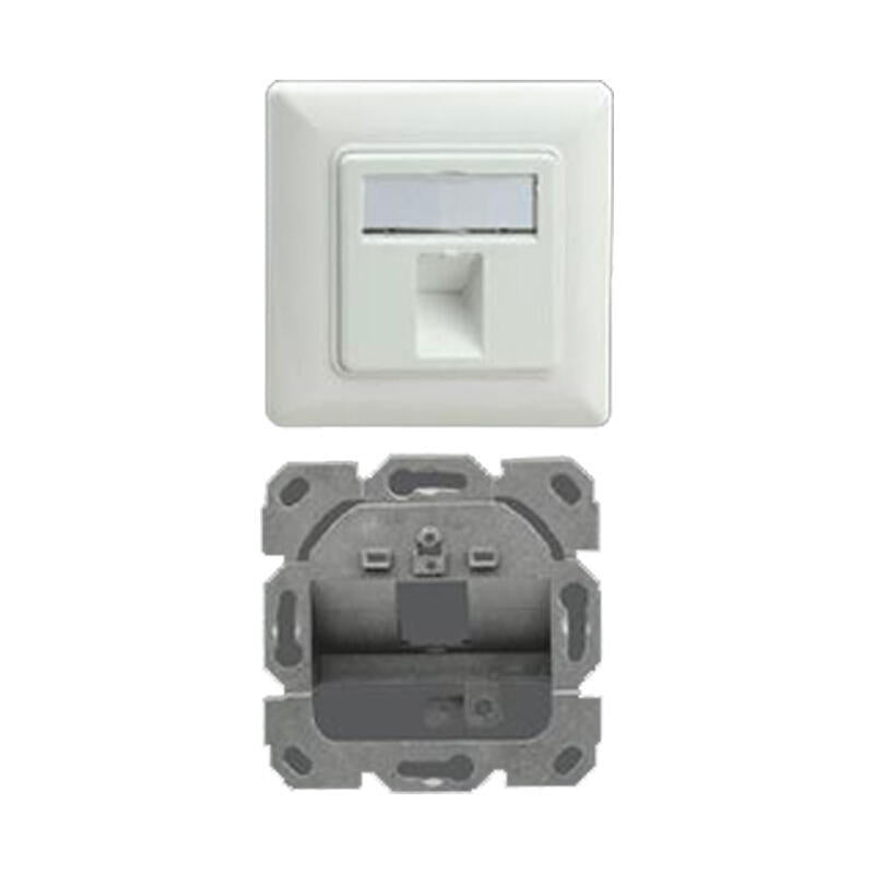 Helos Keystone - Roseta, Designfähig, 1-Fach, Reinweiss