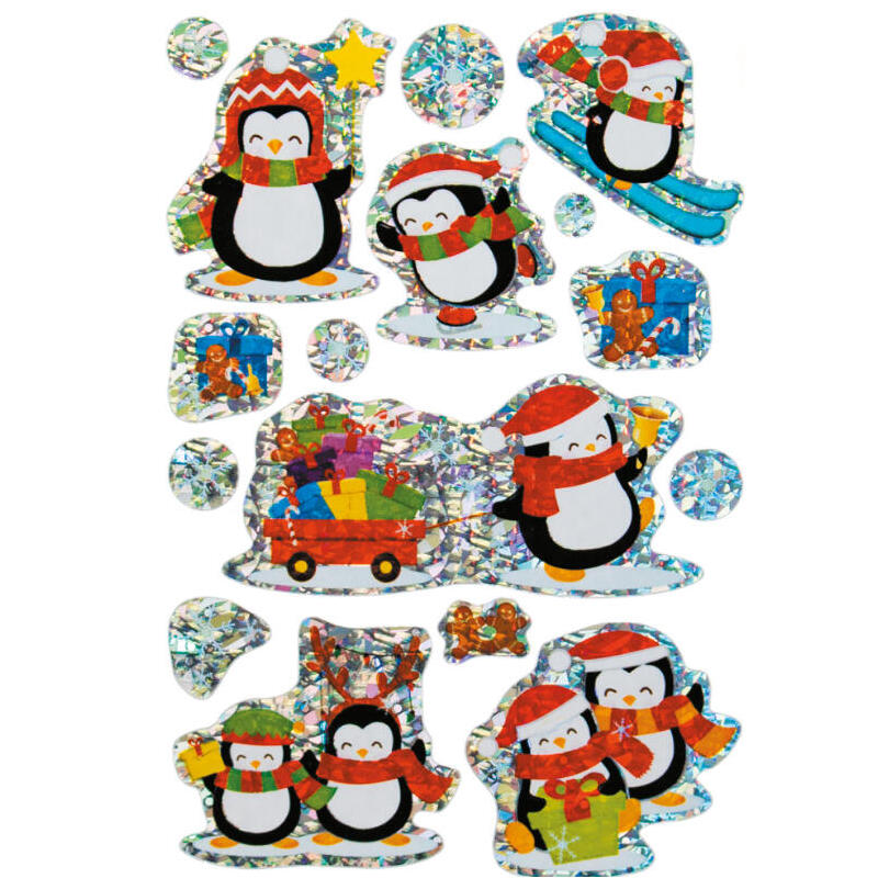 Herma Magic Weihn. Winter Pinguine, Prismaticf