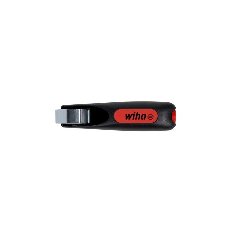 Herramienta De Pelado Wiha, Con Cuchilla De Arrastre Giratoria, Herramienta De Pelado/Pelado Negro/Rojo, Hasta Ø 28 Mm 44240