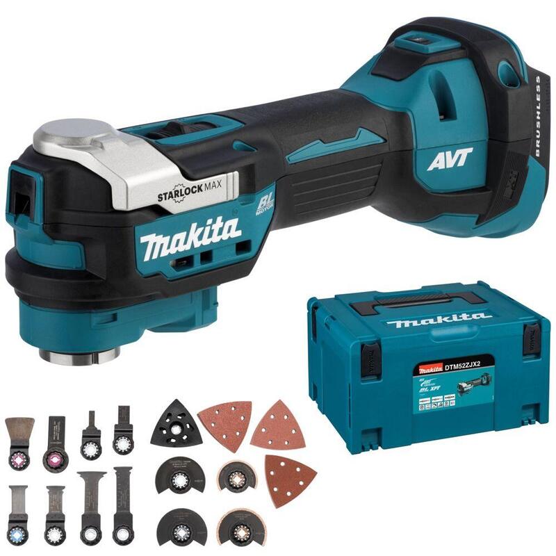 Herramienta Multifunción Makita Dtm52zjx2  Azul/Negro