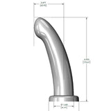 Herspot Fleshlight - Dildo Curvado Golden Rose L
