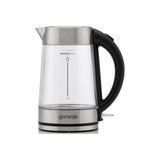 Hervidor Eléctrico Gorenje K17gdwii, Capacidad 1,7 L, Potencia 2200 W, Acero Inoxidable.
