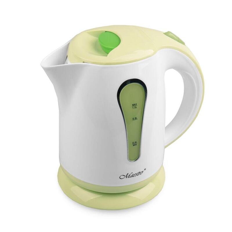 Hervidor Elektryczny 1l 1000w Maestro Mr-028-Green