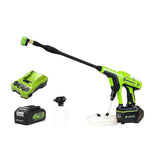 Hidrolimpiadora 24v Greenworks G24pwk4 - Cargador + Batería 4ah - 5105307ub