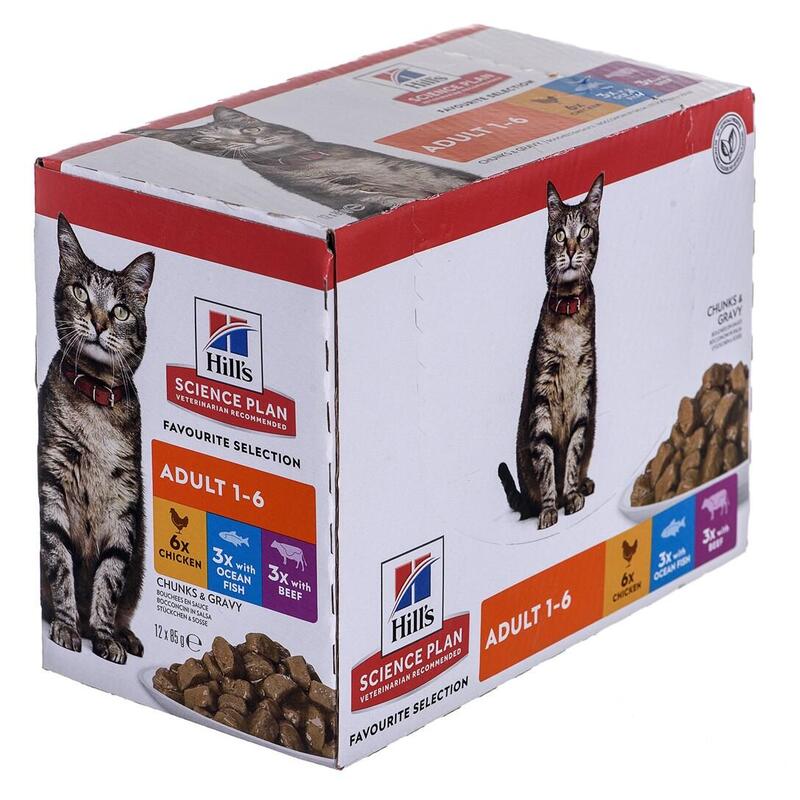 Hill'S Feline Adulto Multipack Classic - Saszetka 12x85g