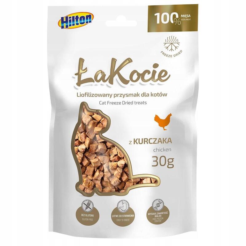 Hilton Lakocie Freeze Dried Chicken - Cat Treats - 30g