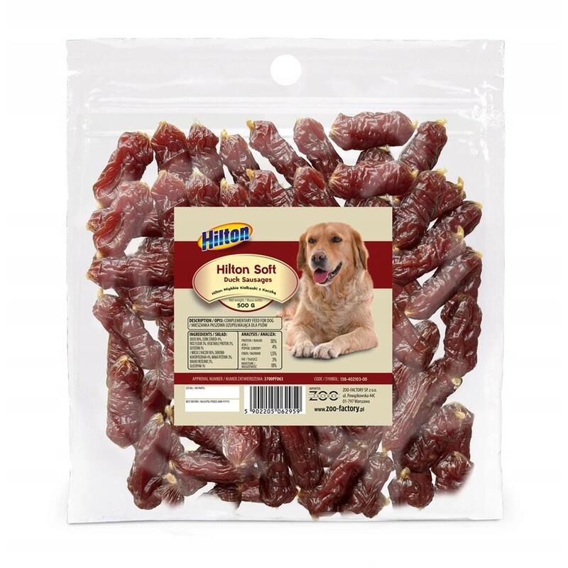 Hilton Soft Duck Sausages - Dog Treat - 500g
