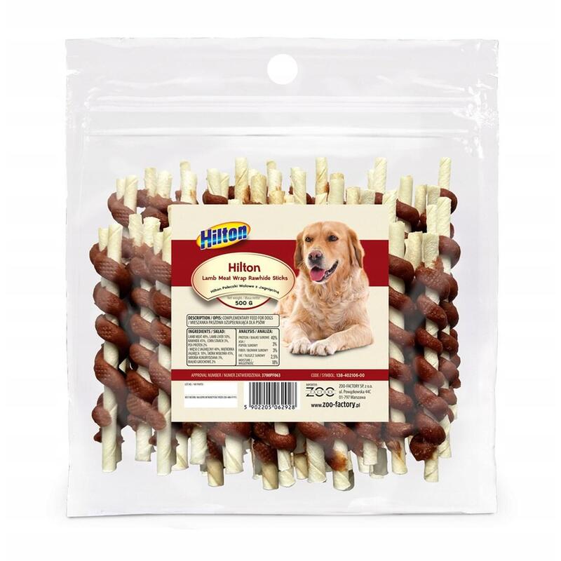 Hilton Sticks De Ternera Y Cordero - Delicia Para Perros - 500g