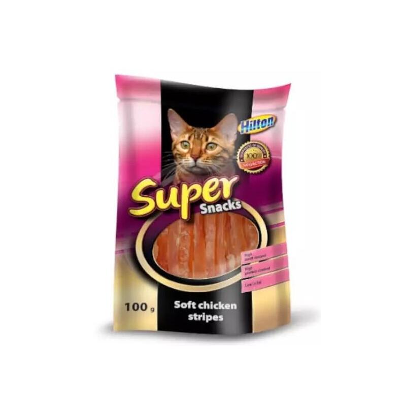 Hilton Treaty Rayas Suaves De Pollo Para Gato - 100 G