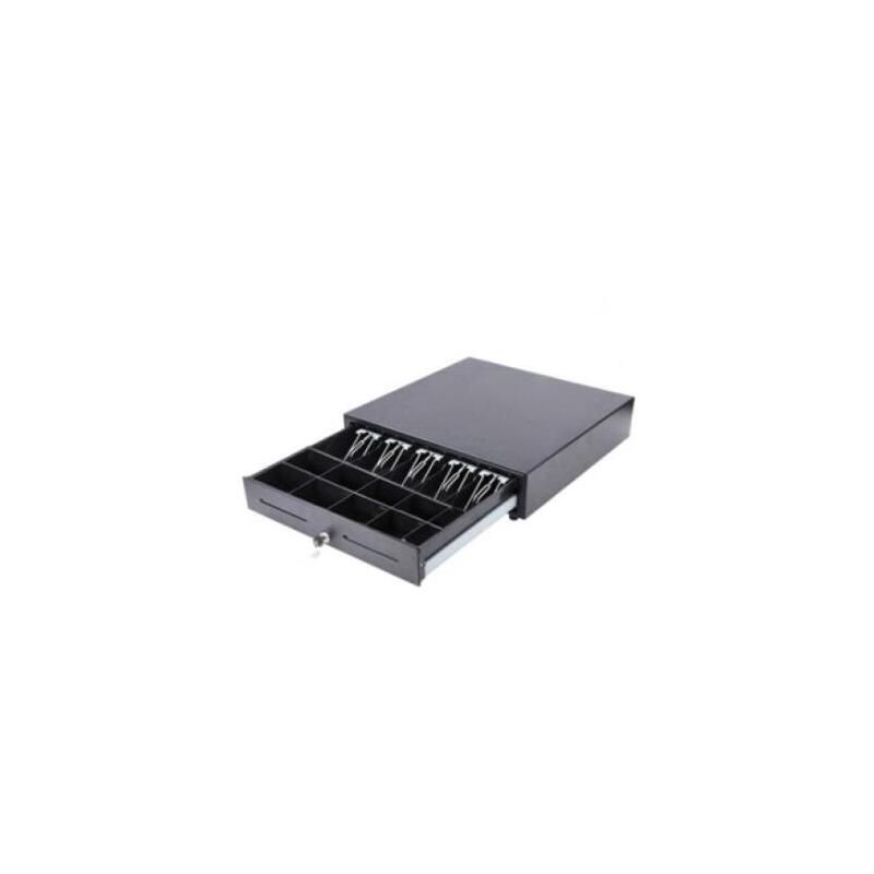 Hm-Systems Cajón Portamonedas 8 Compartimentos Para Monedas 5 Compartimentos Para Billetes Color Negro 41x41 * *Outlet Caja Golpeada, Producto Ok 