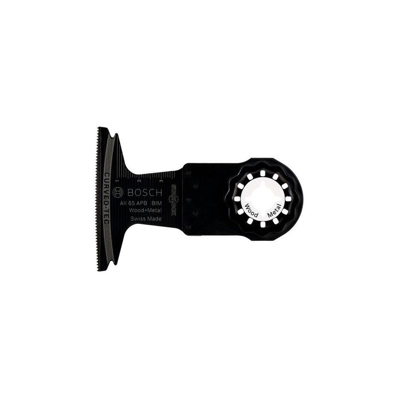 Hoja De Sierra De Inmersión Bosch Professional Aii 65 Apb Madera + Metal Bim, Ancho 65 Mm 2608661781