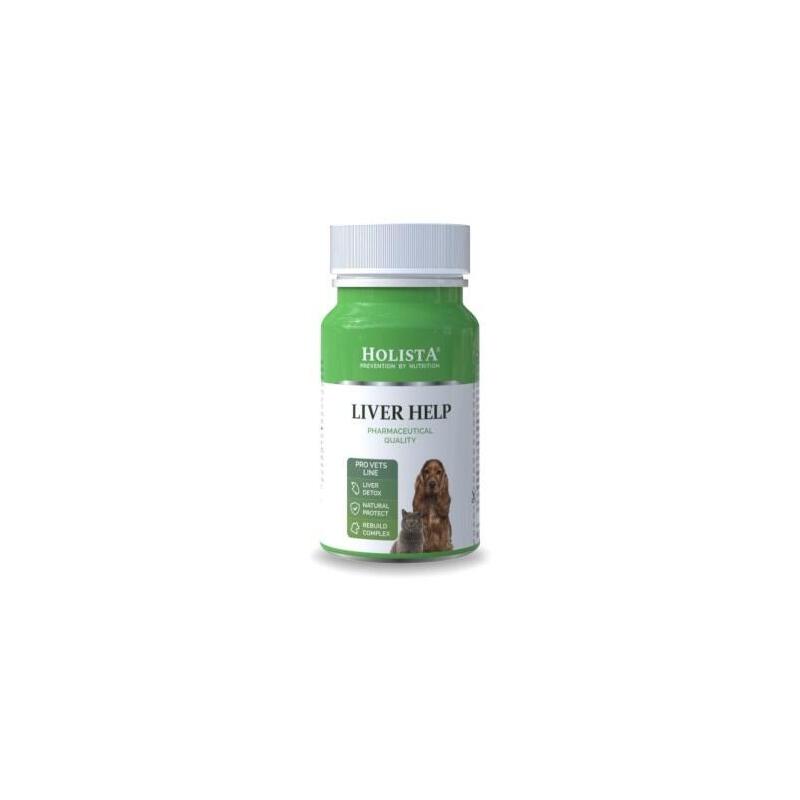 Holista Liver Help - Suplementos Para Perros Y Gatos -  90 Tabletas