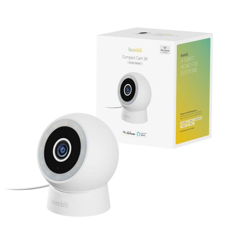 Hombli Smarte Outdoor Kamera, Compact Cam 2k, Weiss
