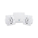 Homematic Ip Starter Set Punto De Acceso Para Actuador De Persiana Enrollable (Hmip-Hap), 2x Actuador De Persiana Enrollable Para Interruptor De Marca (Hmip-Broll) 4250494928007