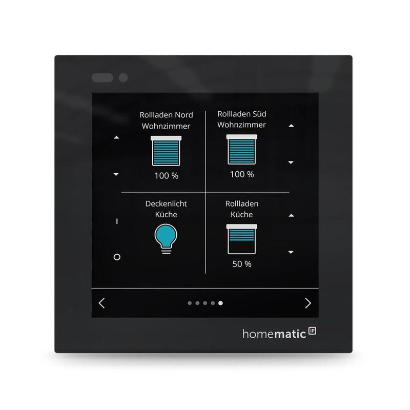 Homematic Ip Vidrio Display (Hmip-Wgd) (Negro)