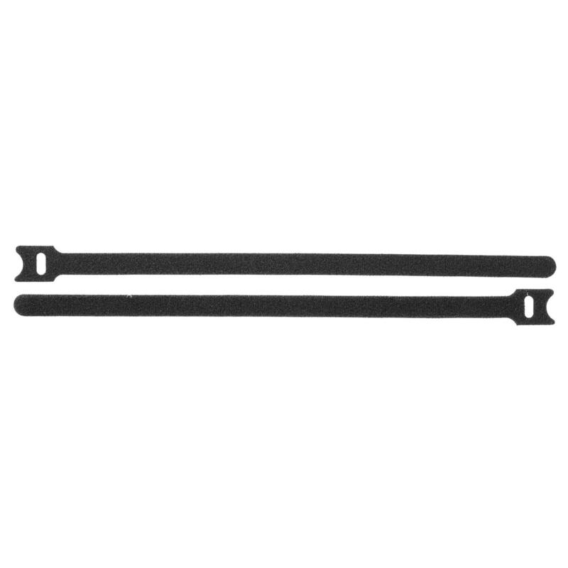 Hook And Loop Tie 30cm X 12mm - Black 50pcs - Warranty: 36m