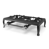 Hornillo  Orbegozo Fo 6200  A Gas Portatil - Potente Y Resistente Para Uso Exterior - Parrilla De Hierro Fundido - Seguro