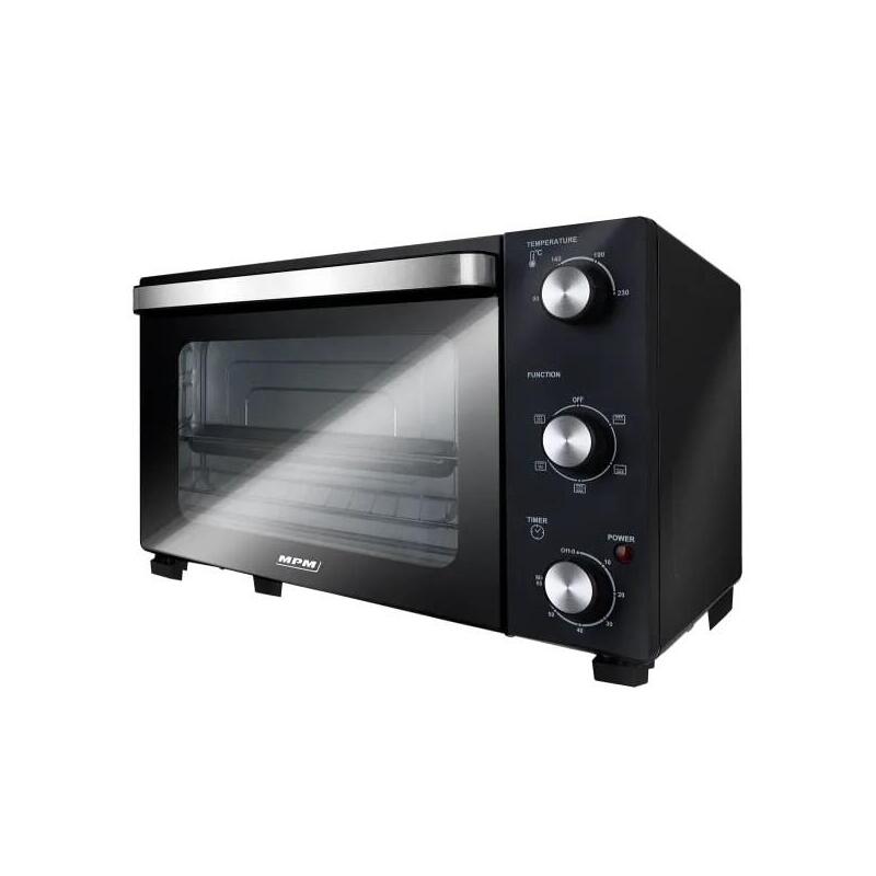 Horno Eléctrico  Mpm Mpe-14/T Con Sistema De Termo-Circulación, Negro