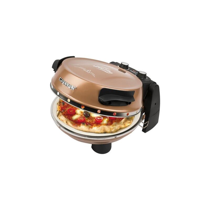 Horno Para Pizza G3 Ferrari Napoletana Cobre, 1.200 Vatios, Para Pizza Ø 31cm, 2 Piedras G1003208