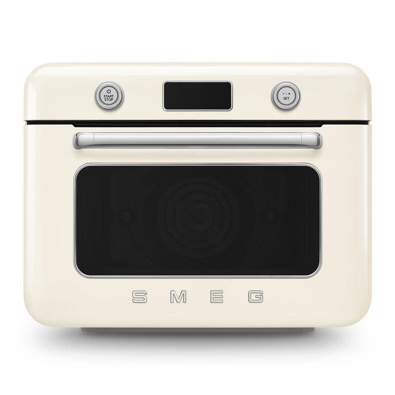 Horno Smeg Cof01creu De Vapor Crema De Color Botones, Giratorio