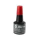 Horse Tinta Sin Aceite Para Entintar Tampones - Frascos De 30cl - Rojo