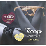 Hotflowers - Tanga+ 2 Pezones Oblea Vainilla Mujer /Es/Pt/En/Fr/It/